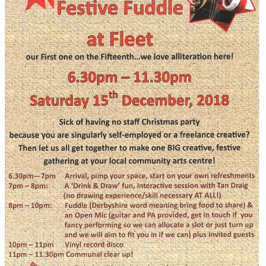 Festive freelance fuddle event 2018