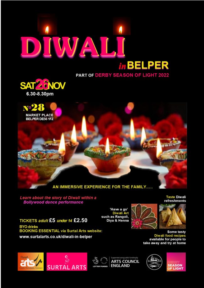 Diwali taster of art, dance and food in Belper