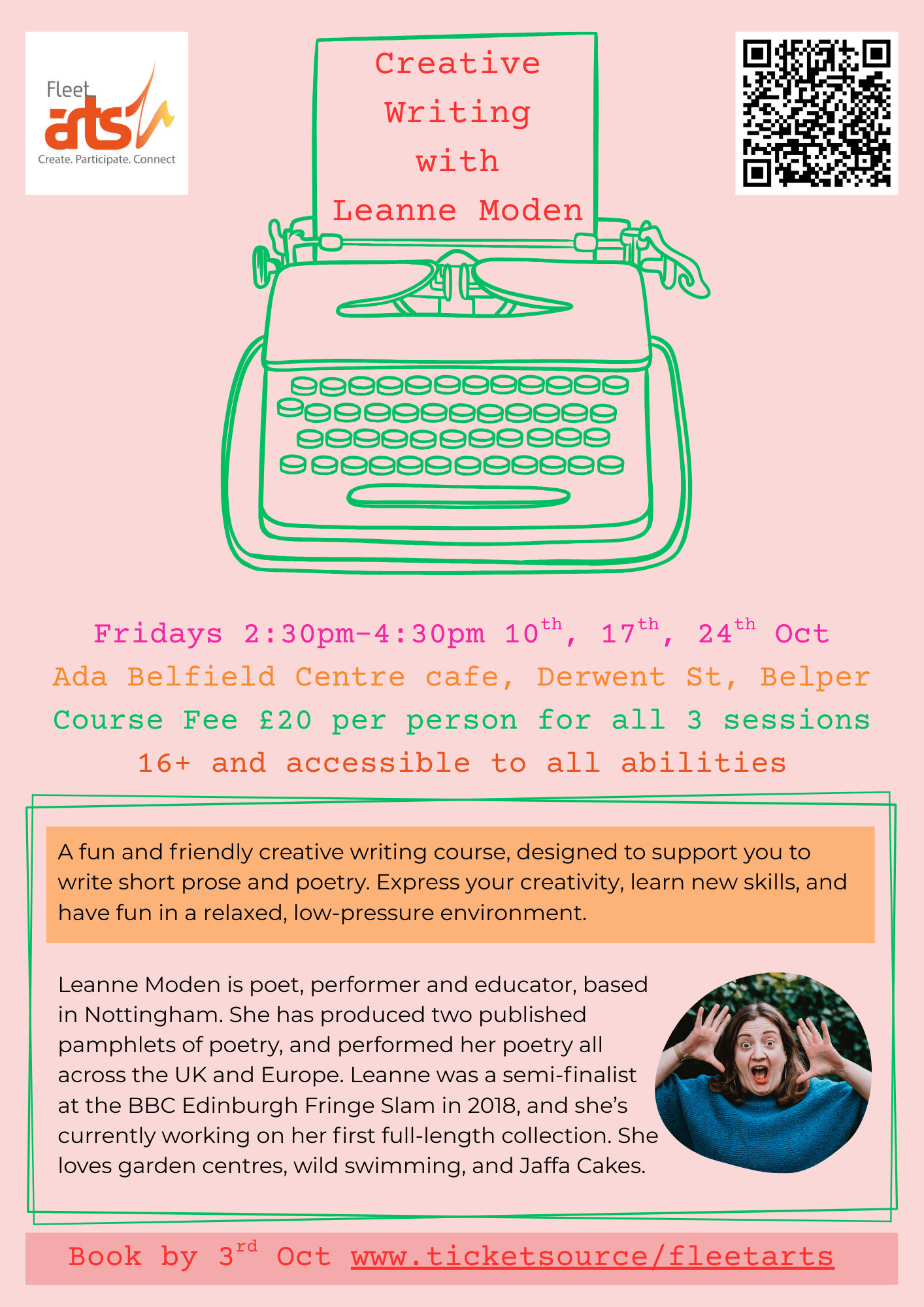 Creative Writing Course poster