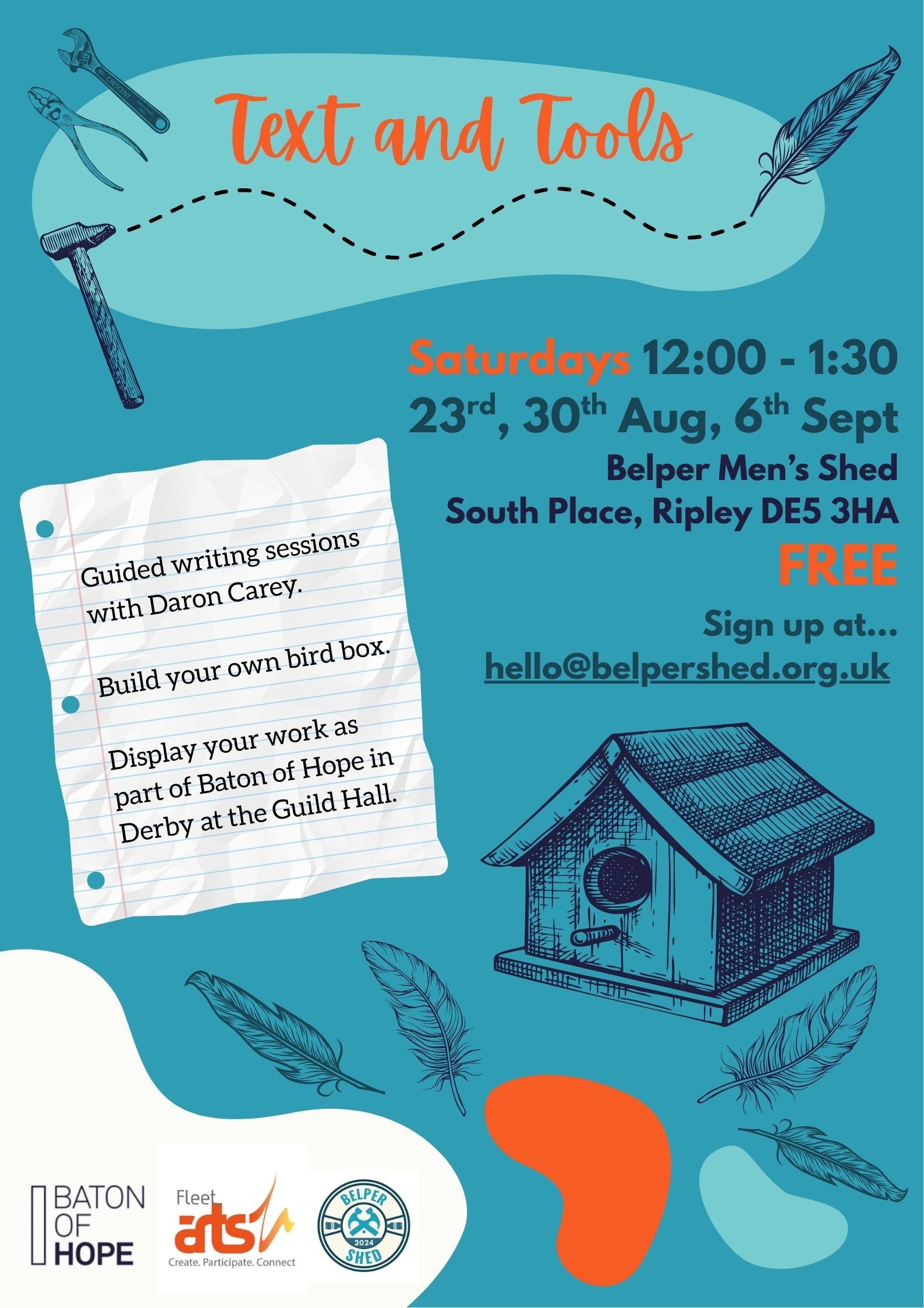 Text and Tools Baton of Hope